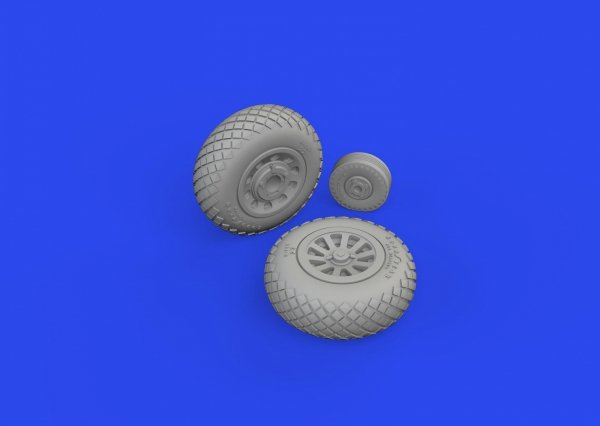 Eduard 672366 P-51D wheels diamond tread EDUARD 1/72