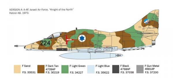 Italeri 2826 A-4 E/F/G Skyhawk 1/48
