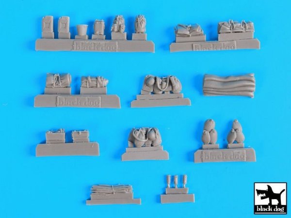 Black Dog T72077 Sd.Kfz.251 accessories set for Dragon 1/72