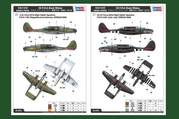 Hobby Boss 81730 P-61A Black Widow (1:48)