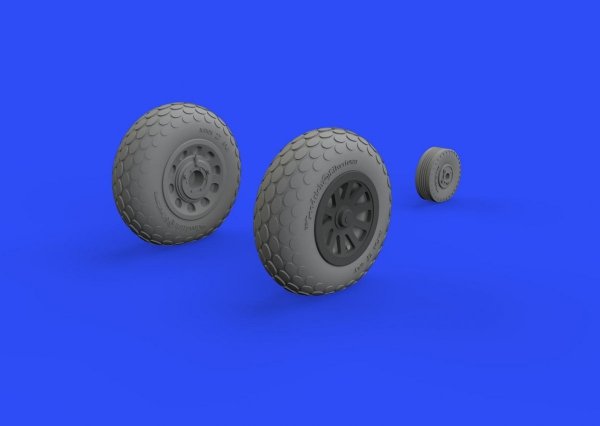 Eduard 648503 P-51D wheels oval tread 1/48 EDUARD