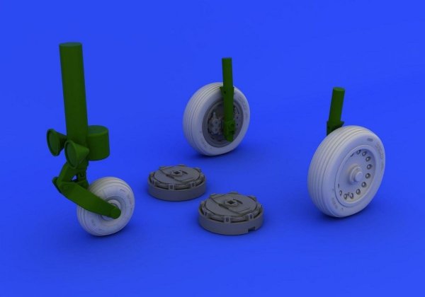 Eduard 632076 Mirage IIIc wheels ITALERI 1/32