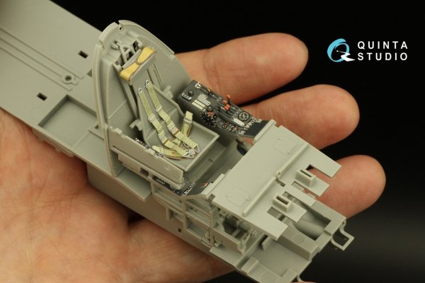 Quinta Studio QD32166 Do 335A-12 3D-Printed &amp; coloured Interior on decal paper (Zoukei-Mura) 1/32