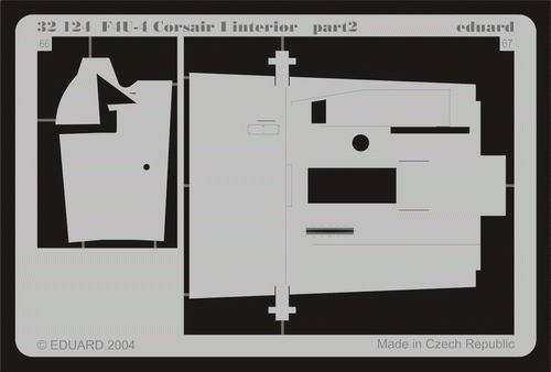 Eduard 32124 F4U-4 interior 1/32 TRUMPETER