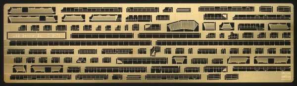 Hasegawa QG44 (72144) USS Gambier Bay Basic Etching Detail Set 1/350