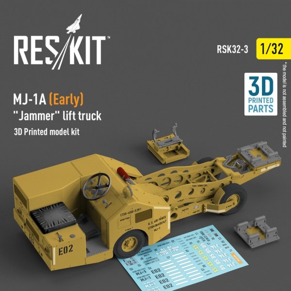 RESKIT RSK32-0003 MJ-1A (Early) "Jammer" lift truck (3D Printed model kit) (1/32)