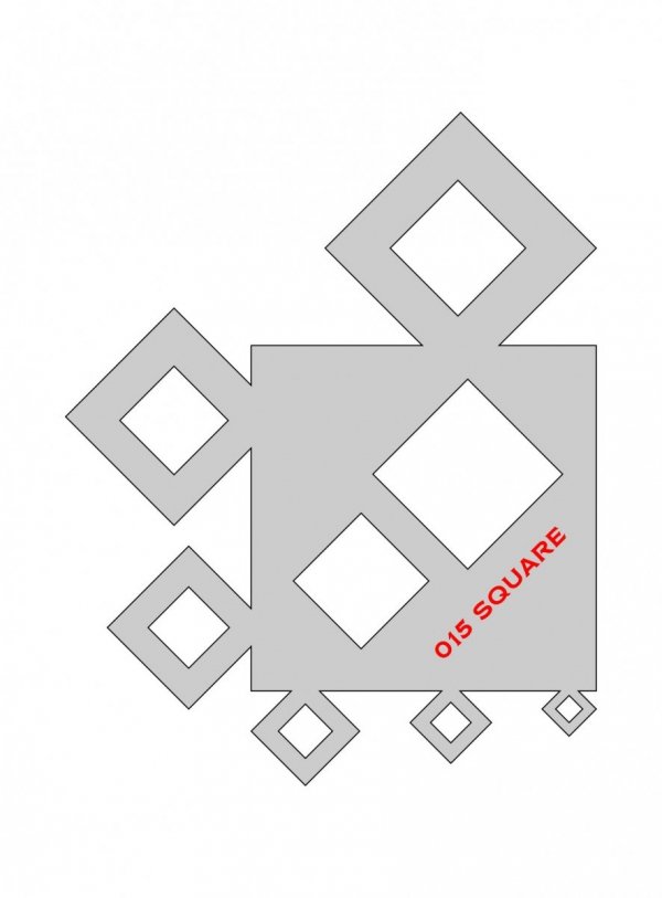 Paint Forge PFST015M STENCIL - SQUARE