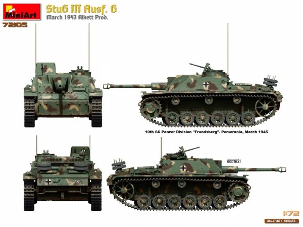 MiniArt 72105 StuG III Ausf. G March 1943 Prod. 1/72