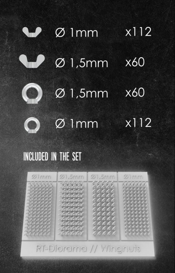 RT-Diorama 35663 Wingnuts &amp; Lifting Rings 1/35