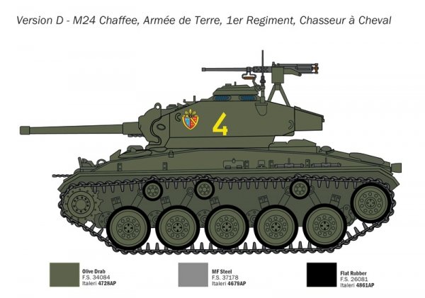 Italeri 6761 M24 CHAFFEE 1/35