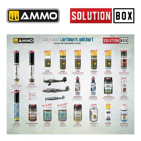 AMMO of Mig Jimenez 7730 SOLUTION BOX 25 - Early WWII Luftwaffe Aircraft