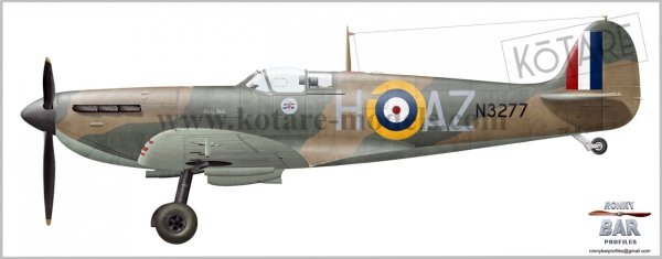 Kotare K32001 Spitfire Mk.Ia Mid. 1/32