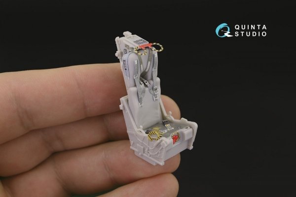 Quinta Studio QD32035 F-4C 3D-Printed &amp; coloured Interior on decal paper (for Tamiya kit) 1/32