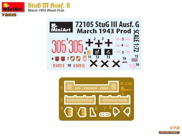 MiniArt 72105 StuG III Ausf. G March 1943 Prod. 1/72