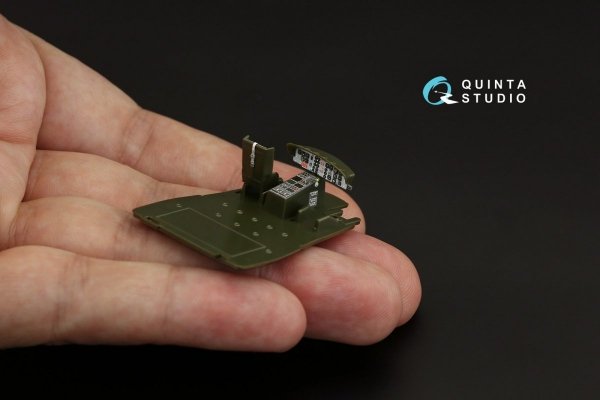 Quinta Studio QD72046 Uh-1B 3D-Printed &amp; coloured Interior on decal paper (Italeri) 1/72