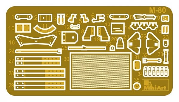 MiniArt 35240 ROMANIAN 76-mm SPG TACAM T-60 INTERIOR KIT 1/35