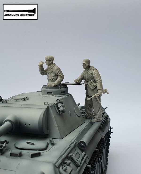 Ardennes Miniature 35017 WW2 PANZER COMMANDER 1/35