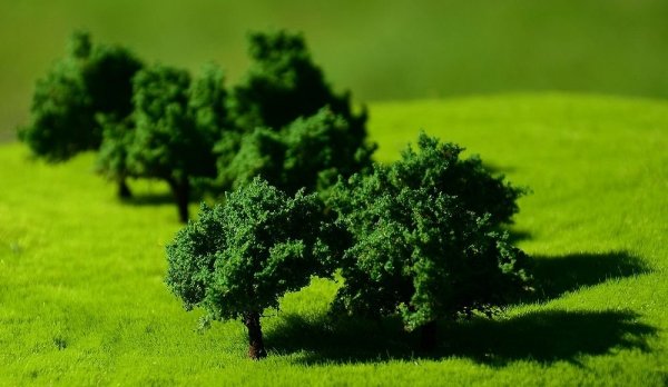 FREON KRS2S Shrubs medium green - Krzewy średnia zieleń 2/4cm (10 pcs)