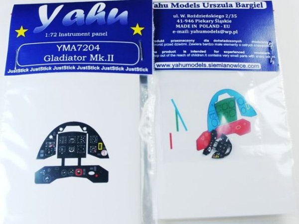 Yahu YMA7204 Gladiator Mk.II (Airfix / Sword / Pavla) 1:72