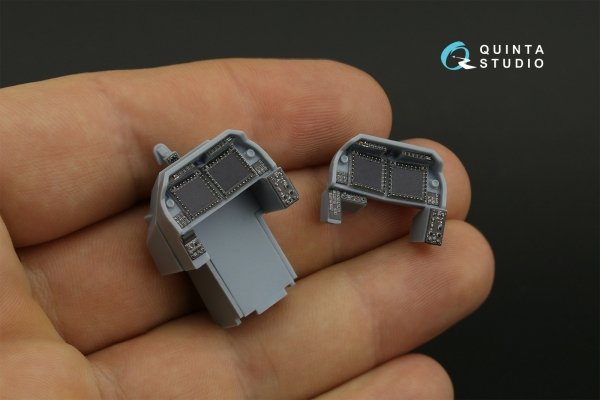 Quinta Studio QD+35119 AH-1Z 3D-Printed coloured Interior on decal paper (Academy) (with 3D-printed resin parts) 1/35