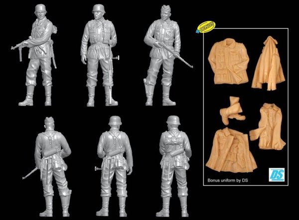 Dragon 6791 Battle Of Smolensk Roslavl 1941 (3 Figure Set) with Bonus DS Uniform Boots 1/35