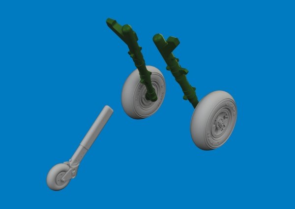 Eduard 672434 Spitfire Mk.V wheels for EDUARD 1/72