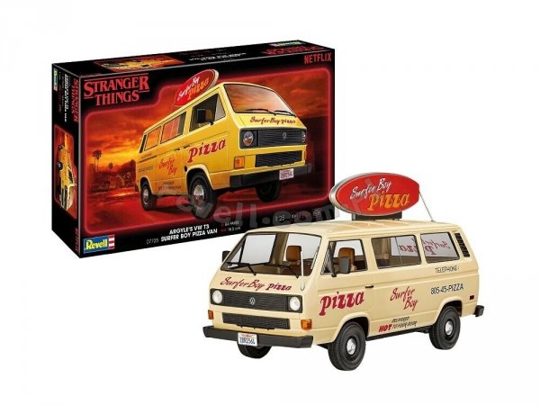 Revell 67725 VW T3 Bus Surfer Boy - Stranger Things Model Set 1/25