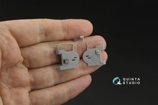 Quinta Studio QD48637 B-24D/B-24J Liberator. Nose, central and rear compartments. 3D-Printed &amp; coloured Interior on decal paper ( HobbyBoss ) 1/48