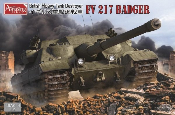 Amusing Hobby 35A034 FV 217 Badger British Heavy Tank Destroyer 1/35