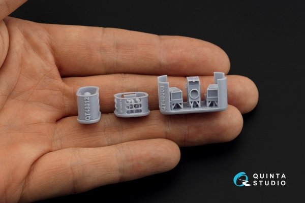Quinta Studio QDS+48264 Tornado ECR Italian 3D-Printed coloured Interior on decal paper (Revell) (small version) (with 3D-printed resin parts) 1/48