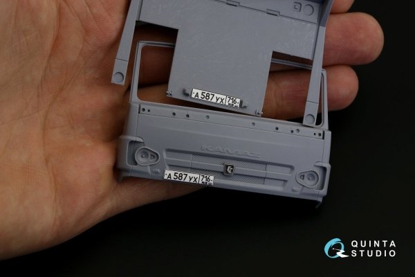 Quinta Studio QDS-35068 KAMAZ-43509 3D-Printed &amp; coloured Interior on decal paper (Zvezda) (Small version) 1/35