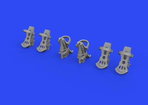 Eduard 672292 Luftwaffe rudder pedals PRINT 1/72