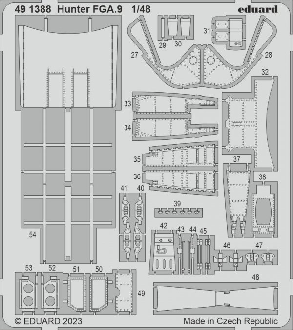 Eduard BIG49391 Hunter FGA.9 AIRFIX 1/48