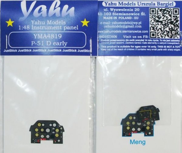 Yahu YMA4819 P-51 D early (Meng / Hasegawa / Airfix / Eduard) 1:48