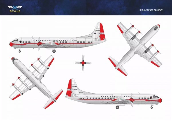 X-Scale 144005 Lockheed L-188 Electra 1/144