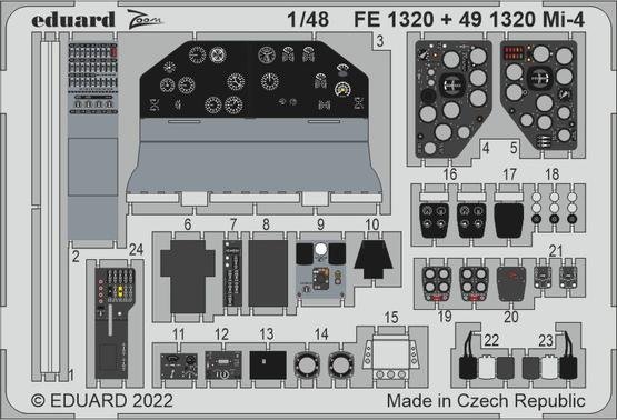 Eduard BIG49359 Mi-4 TRUMPETER 1/48
