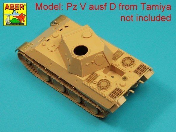 Aber 48A33 Grilles for Panther D 1/48