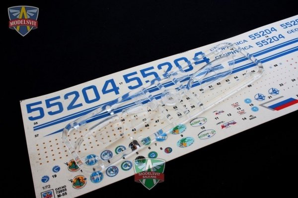 Modelsvit 72055 M-55 &quot;Geophysica&quot; research aircraft 1/72