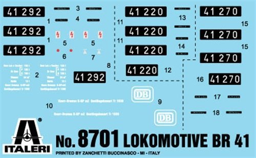 Italeri 8701 Lokomotive BR41 (1:87)