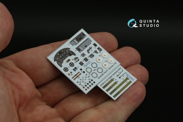 Quinta Studio QD48398 Yak-9T 3D-Printed &amp; coloured Interior on decal paper (Zvezda) 1/48