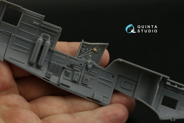 Quinta Studio QD32192 Spitfire Mk.1 (Mid) 3D-Printed &amp; coloured Interior on decal paper (Kotare) 1/32
