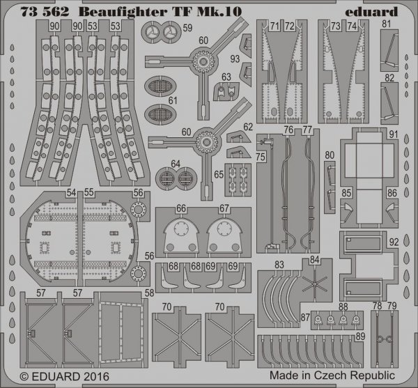 Eduard 73562 Beaufighter TF Mk.10 AIRFIX 1/72
