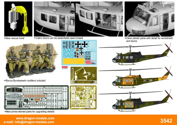 Dragon 3542 UH-1H Heer 1/35