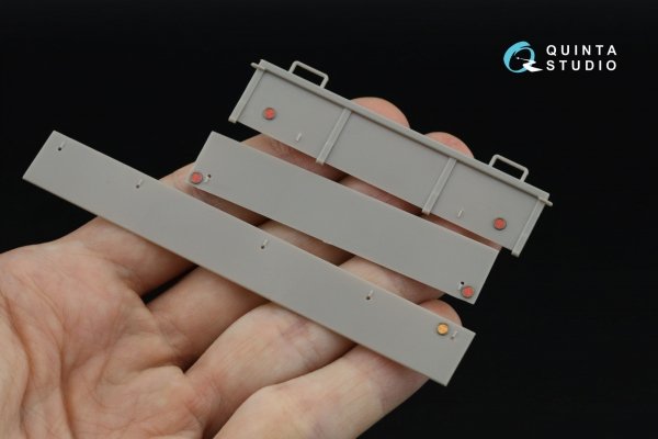 Quinta Studio QD+35066 U.S. Diamond T 968A Cargo truck (open cab) 3D-Printed &amp; coloured Interior on decal paper (Mirror Models) (with 3D-printed resin parts) 1/35