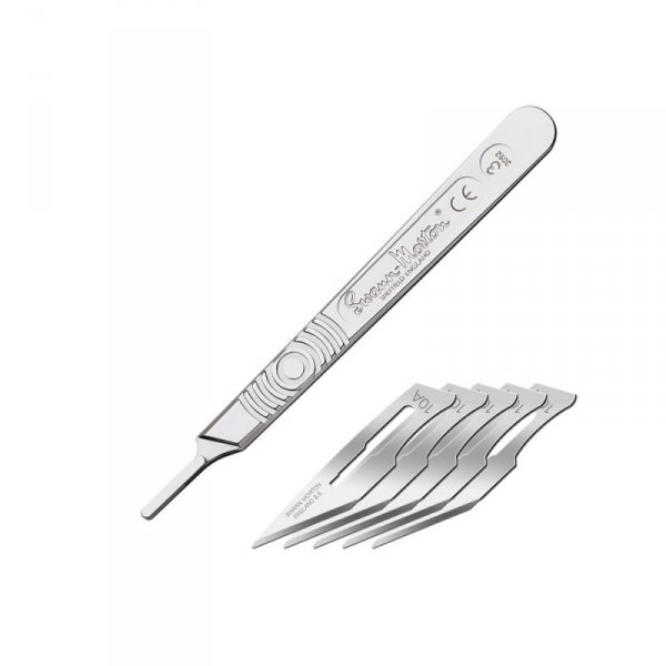 Modelcraft PKN9210 #3 Scalpel Handle &amp; #10A Blades x 5