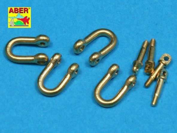 Aber R-13 Late model Shackle for Pz.Kpfw.VI Tiger Ausf.B x4pcs (1:35)