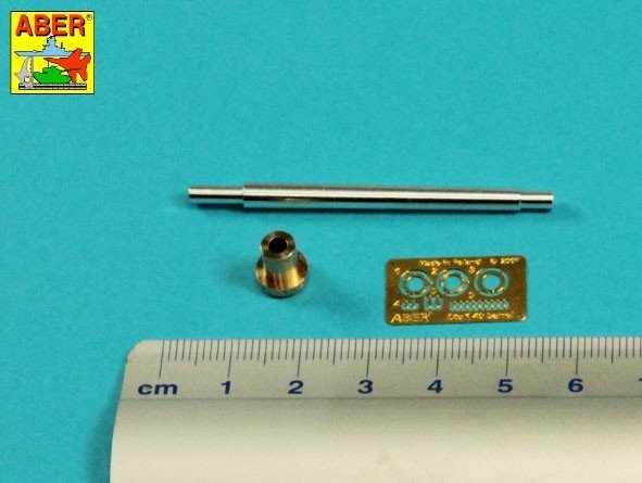 Aber 35l-336 Muzzle brake base barrel for German / lufa bez hamulca do StuG.III, Ausf.G &amp; SyuG.IV tank guns 1/35