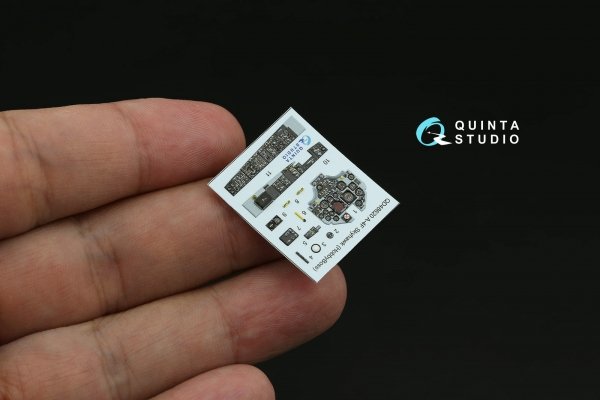 Quinta Studio QD48620 A-4F Skyhawk 3D-Printed &amp; coloured Interior on decal paper ( Hobby Boss ) 1/48