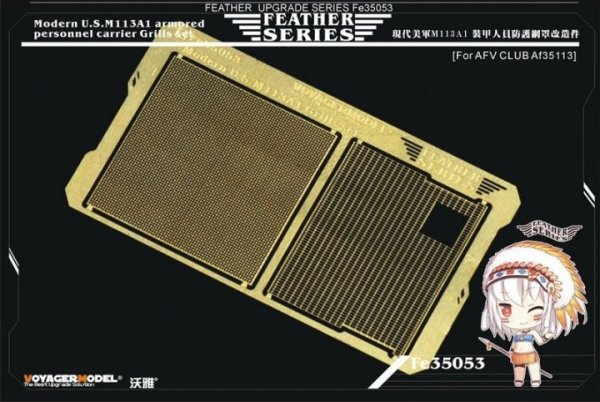 Voyager Model FE35053 M113A1 armored personnel carrier Grills set  (For AFV CLUB AF35113) 1/35