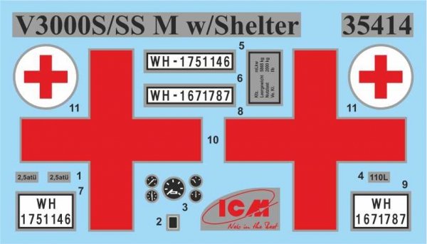 ICM DS3522 Wehrmacht Maultiers 1/35
